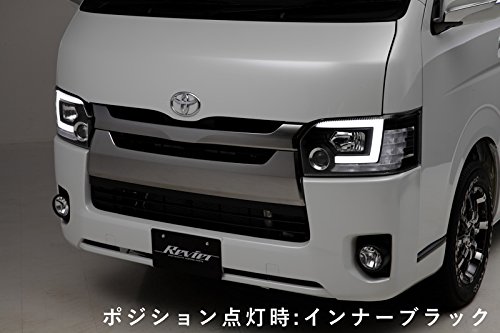 Amazon | [ハロゲンヘッドランプ装着車用][インナーブラック]200系